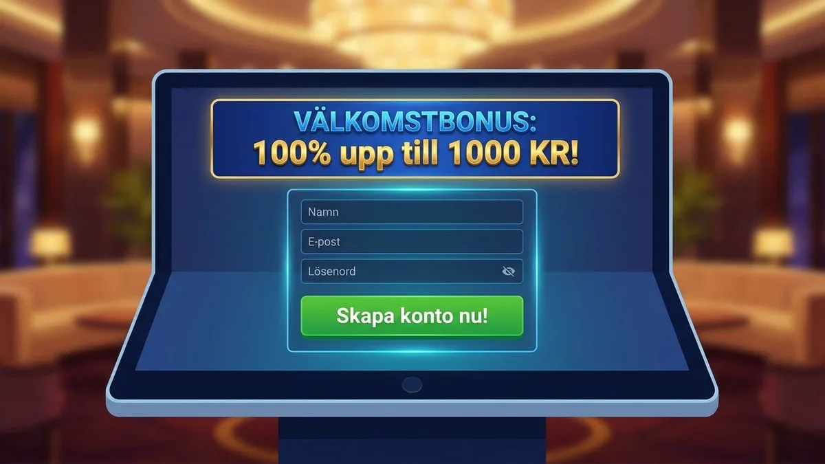 Registrera dig med bonus